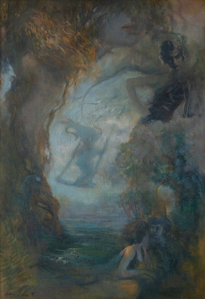Metamorphosis, 1997 (oil wood)