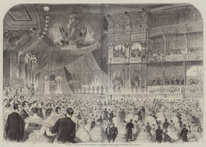 The Prince of Wales at New York, Grand Ball at the Academy of Music in Honour of the Royal Visit (engraving)