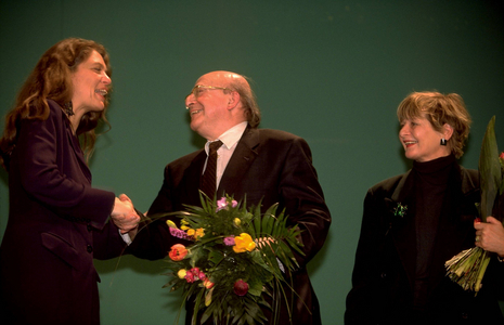 Antje Radcke, Undine von Blottnitz and Wolfgang Ullmann in Erfurt 1999 (photo)