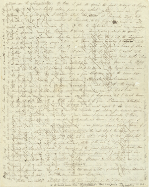 Letter written by Wallace