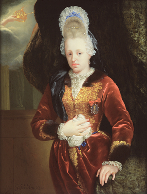 Portrait of Maria Anna of Pfalz-Neuburg, Consort of Carlos II, King of Spain, 1690 (oil on canvas)
