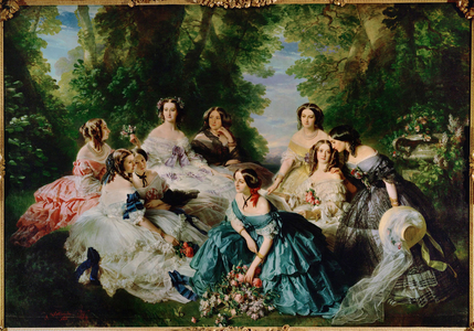 Empress Eugenie, 1855 (oil on canvas)