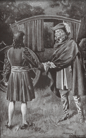 Illustration for The Man in the Iron Mask by Alexandre Dumas (litho)