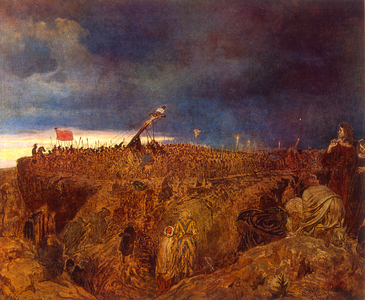 Golgotha (The Crucifixion of Christ). 1869. painted by Ilya Repine. (18441930). Russian artist.