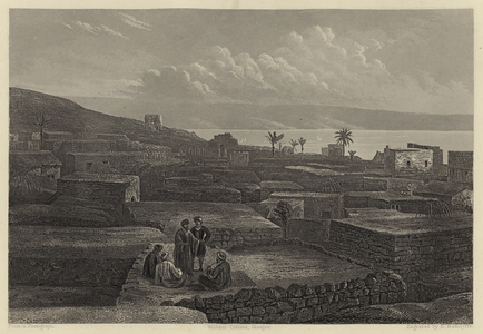 Tiberias, and the Sea of Galilee (engraving)