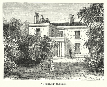 Arbirlot Manse (engraving)