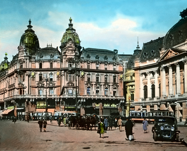 Victoria Street in rhe capital Bucharest