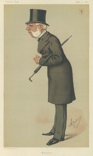 Sir Thomas Bazley (colour litho)