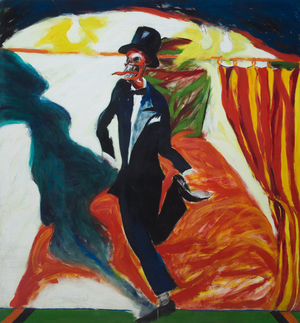The Dancer, 1973 (oil on canvas)