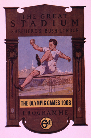 Poster. Olympic in London 1908. Archive   …, 1998 (photo)