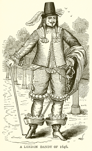 A London Dandy of 1646 (engraving)