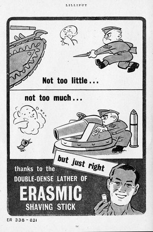 Humorous advertisement from Word War 2