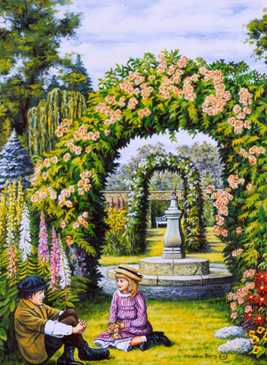 Dickon's Secret Garden, 1999 (oil on canvas)