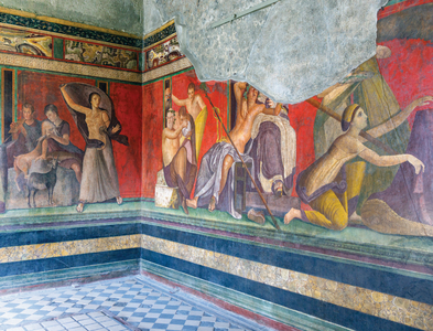 Pompeii Archaeological Site, Campania, Italy (fresco)