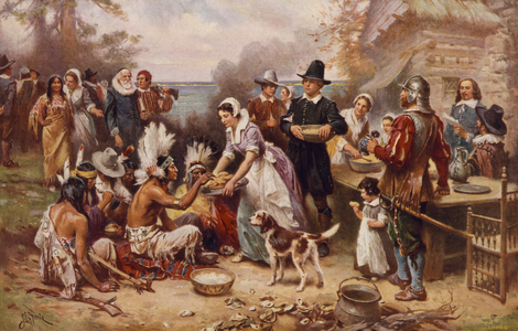 The first Thanksgiving, c.1930 (photomechanical print)