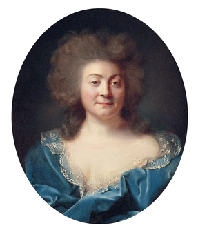 Portrait of a lady (oil on canvas)