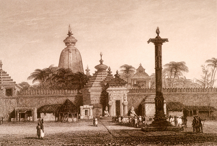 Jaganath Temple, Orissa, India (engraving)