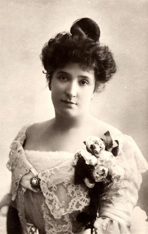 Nellie Melba (b/w photo)