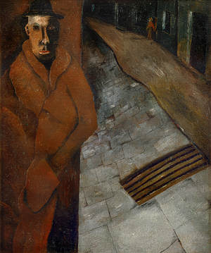 Man in the Street, c.1940 (oil on canvas)