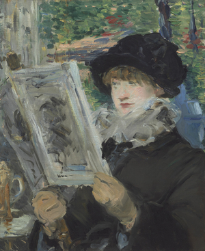 Woman Reading, 1879-80 (oil on canvas)