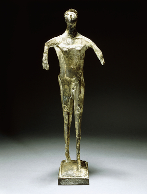 Small Dancer, 1953-1954 (painted bronze)