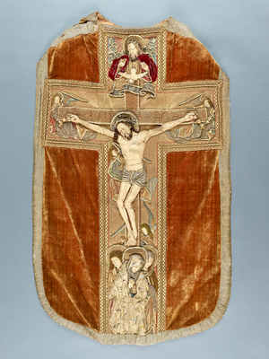 Regalia of St. Stephen: chasuble (silk & velvet) (see also 1630438-9)