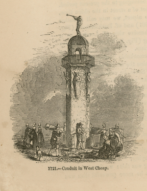 Conduit at West Cheap (engraving)