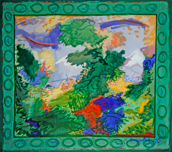 Landscape (gouache on paper)