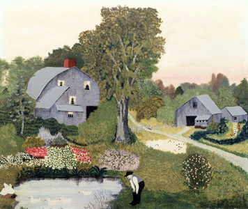 Can a Duck Swim, 1942 (oil on pressed wood)