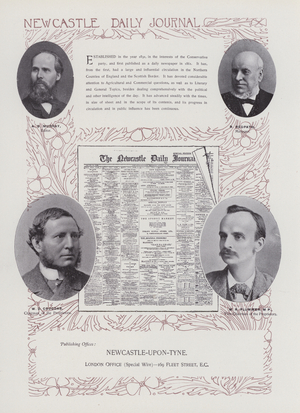 British Newspapers in the Nineteenth Century: The Newcastle Daily Journal (litho)