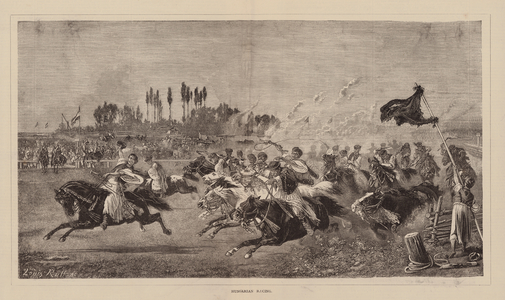 Hungarian Racing (engraving)