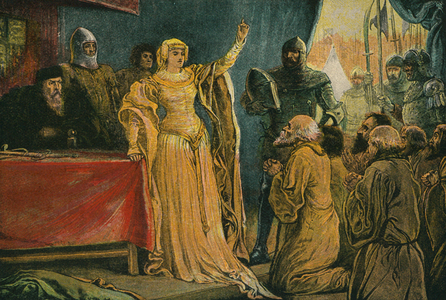 The Siege of Calais (colour litho)