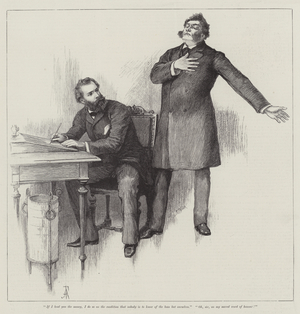 Blind Love, by Wilkie Collins (engraving)