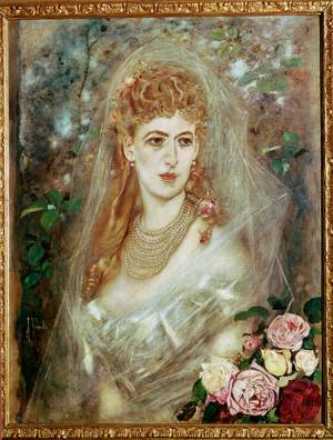 Maria Magda countess Kuefstein … (painting on canvas)