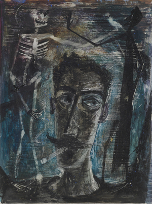 Votive (w/c on scraperboard)