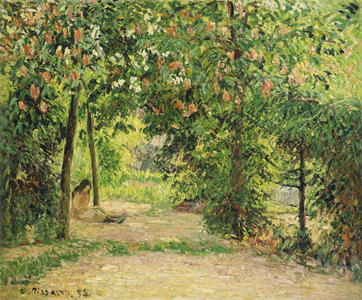 The Garden at Eragny in Spring, 1894 (oil on canvas)