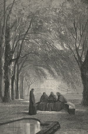 Jardin Dans Un Couvent (engraving)