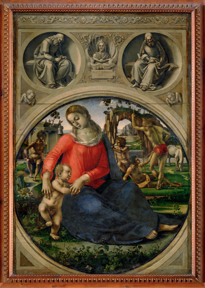The Virgin with the infant Jesus and various figures