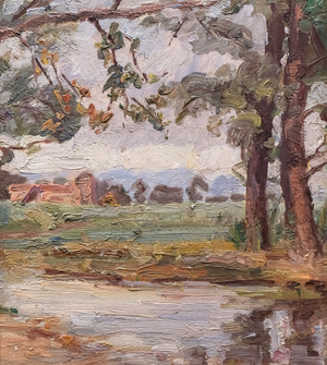 Stream, circa 1914 (oil on canvas)
