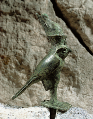 Falcon-god Horus, from Ugarit-Mineit-el-Beida Bronze, …