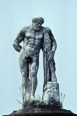 Copy of the 'Hercules Farnese' statue, after Lysippus (marble)
