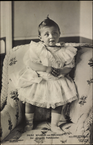 Prince William of Prussia, Youngest Hohenzoller