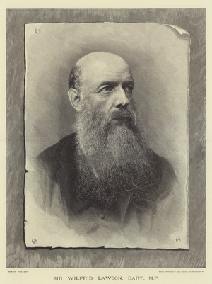 Sir Wilfrid Lawson, Baronet, MP (engraving)