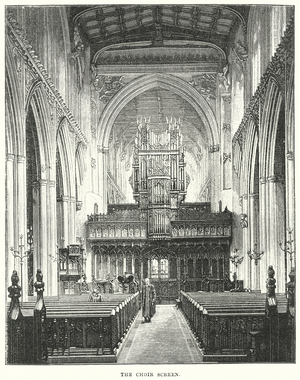 The Choir Screen (engraving)