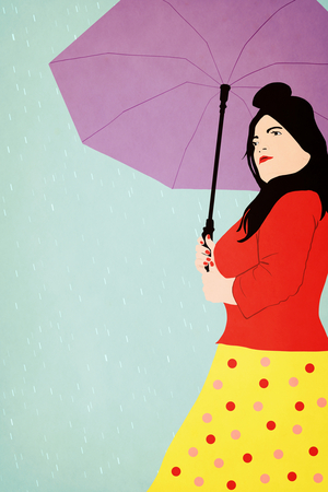 Scarlet In The Rain, 2022 (digital)