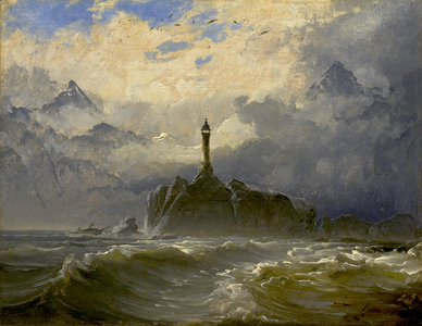 Seascape, 1849 (oil on canvas)