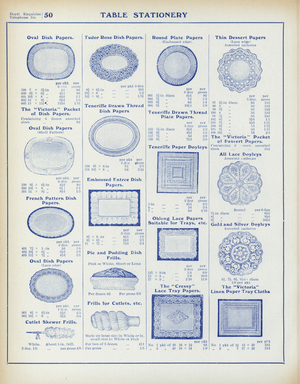 Page from Army and Navy Stores Catalogue, 1939-40 (litho)