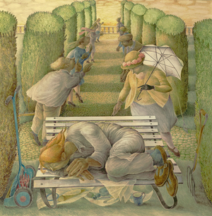 The Dream (watercolour with pencil)