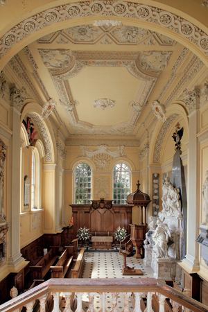 The Chapel from the upper entrance, Blenheim Palace, Oxfordshire (photo)