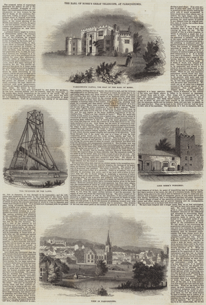 The Earl of Rosse's Great Telescope, at Parsonstown (engraving)